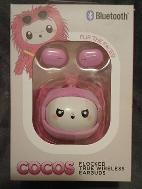 COCOS Flocked True Wireless Earbuds — Pink PetCo.